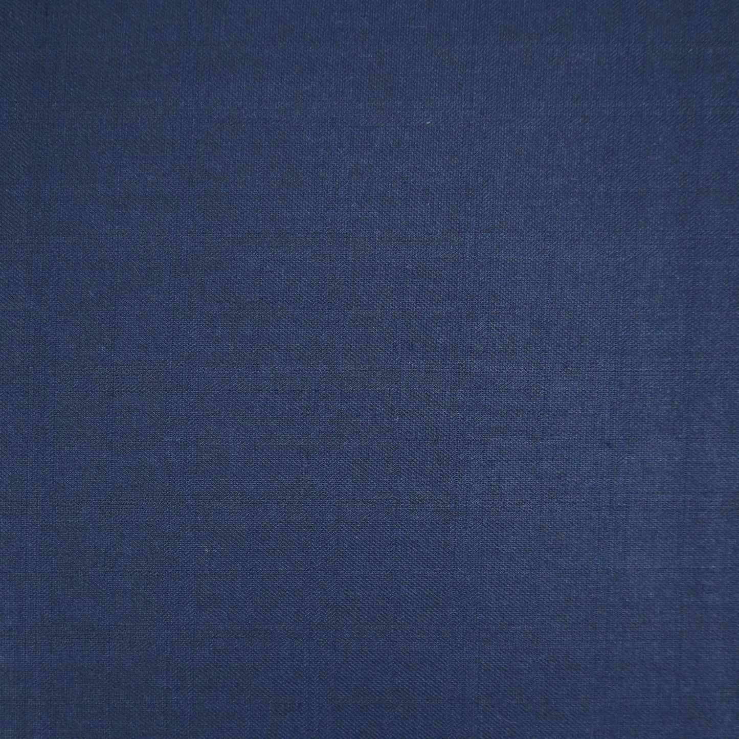 Navy Blue Check Weave Suiting Fabric ASMI-31308