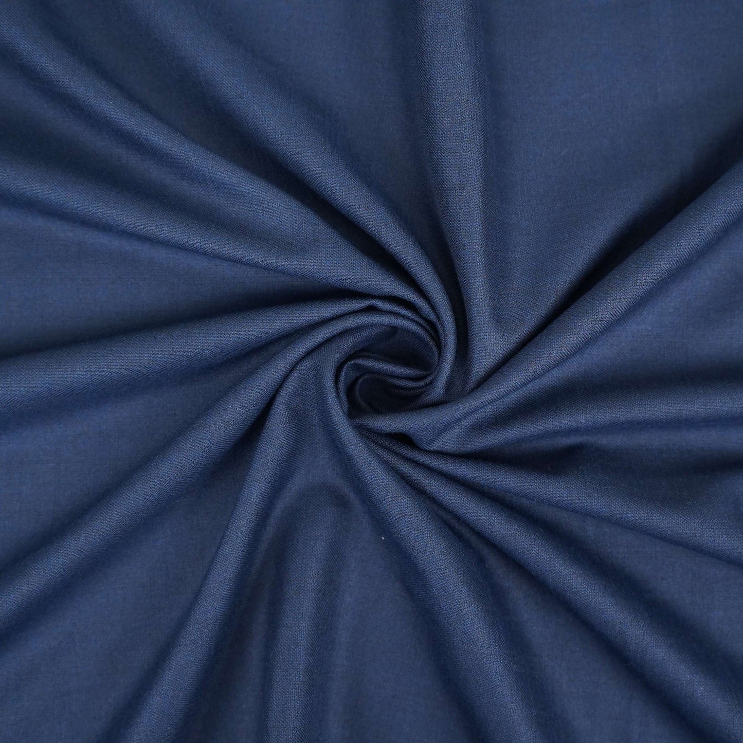 Navy Blue Check Weave Suiting Fabric ASMI-31308