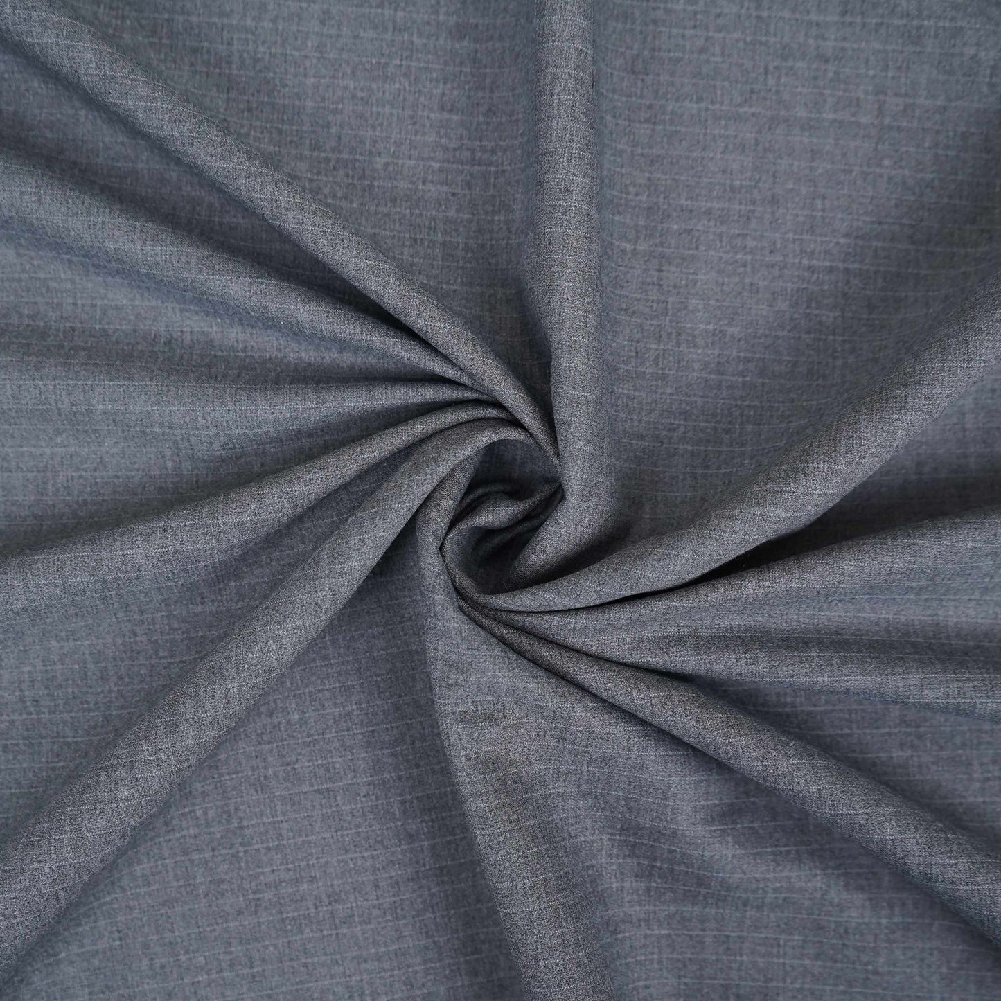 Charcoal Grey Pin Stripes Suiting Fabric ASMI-31285