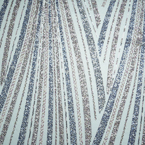 Purple Pearl Heavy Sequins Embroidery Net Fabric 15011