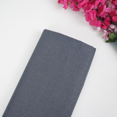 Dark Grey Check Weave Suiting Fabric ASMI-31310