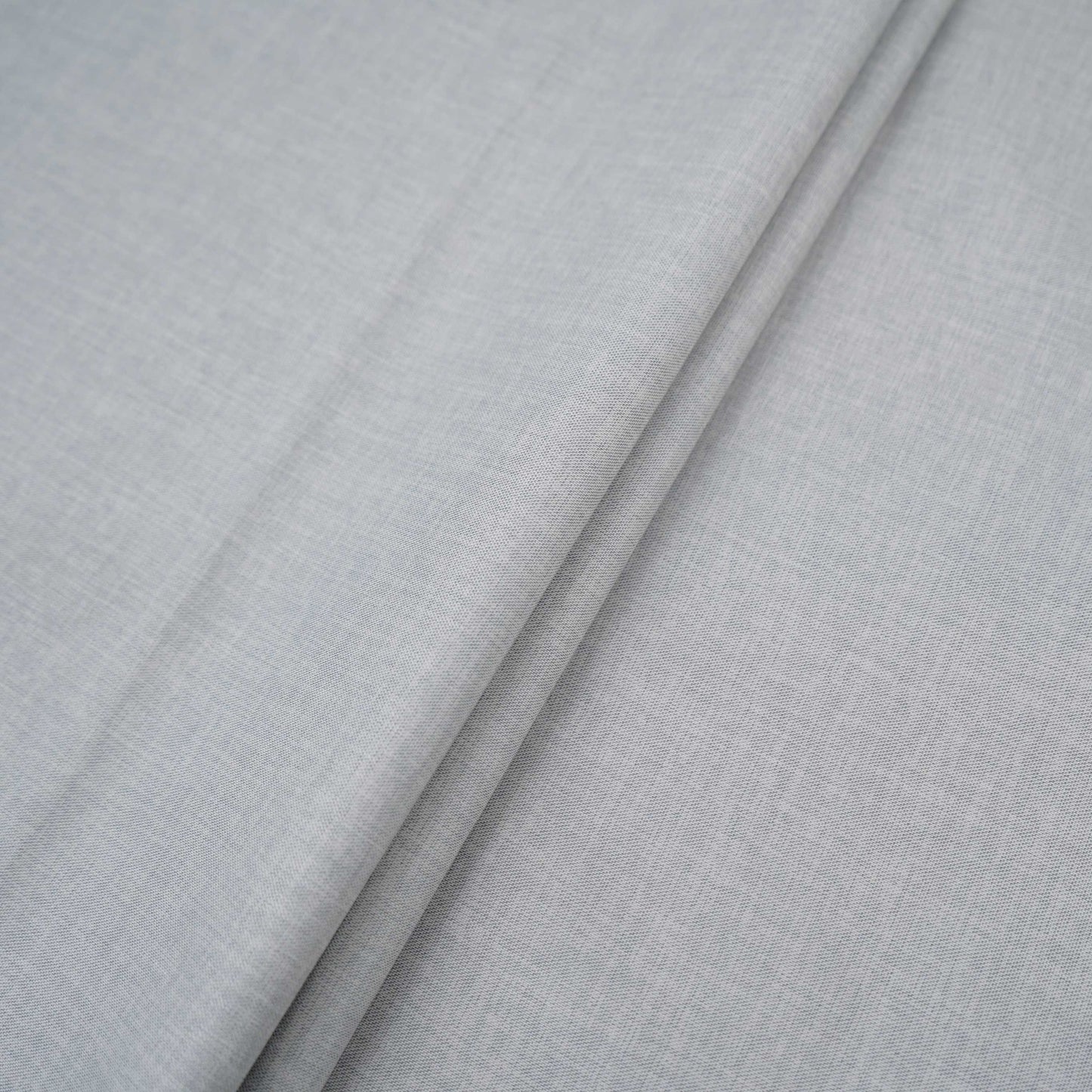 Light Grey Solid Lycra Suiting Fabric ASMI-31301