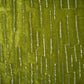 Green Cutdana Embroidery Velvet Fabric 20884