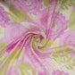 Off White With Lavender Floral Print Chinnon Fabric VF-30662