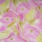 Off White With Lavender Floral Print Chinnon Fabric VF-30662