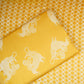 Yellow Geomatrical Print Modal Satin SN-29514