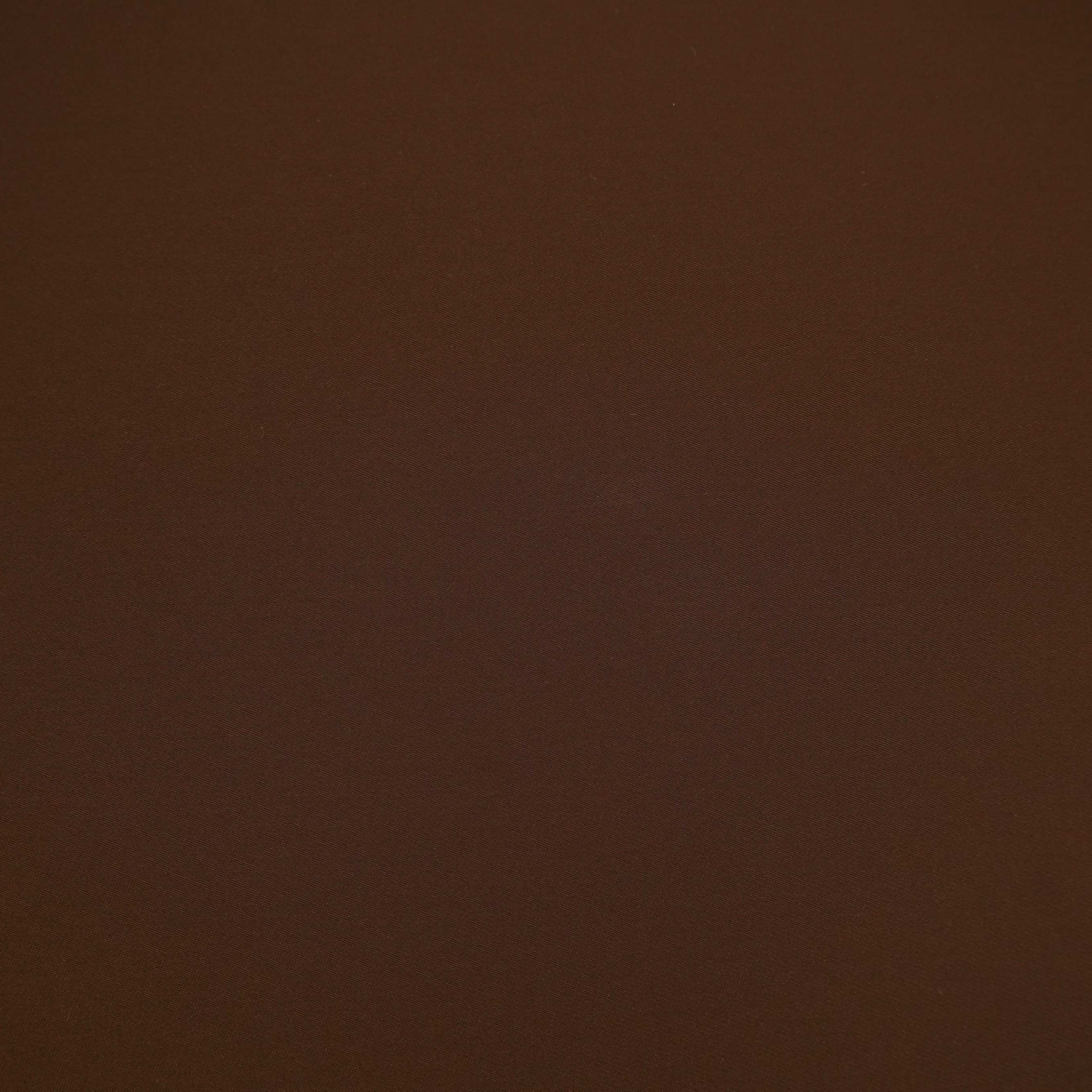 Chocolate Brown Solid Japanese Suiting Fabric DGI-31311 - TradeUNO