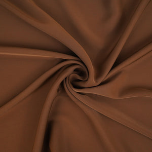 Chocolate Brown Solid Japanese Suiting Fabric DGI-31311 - TradeUNO