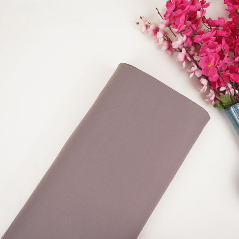 Steel Grey Solid Suiting Fabric ASMI-31293