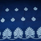 Blue Floral Embroidery Denim Fabric TF-30598