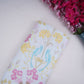 Sage Green Tropical Floral print 40s Pure Linen Fabric VF-31352