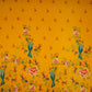 Yellow Floral Mul Chanderi Fabric VF-30651