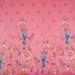 Pink Floral Mul Chanderi Fabric VF-30652