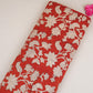 Red Floral Print Cotton Fabric AFI-29596
