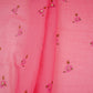 Pink Floral Mul Chanderi Fabric VF-30652