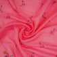 Pink Floral Mul Chanderi Fabric VF-30652