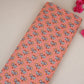 Peach Floral Print Cotton Fabric AFI-29562