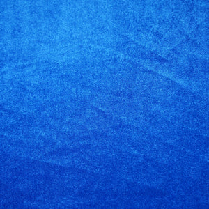 Royal Blue Velvet Silk Fabric 20389
