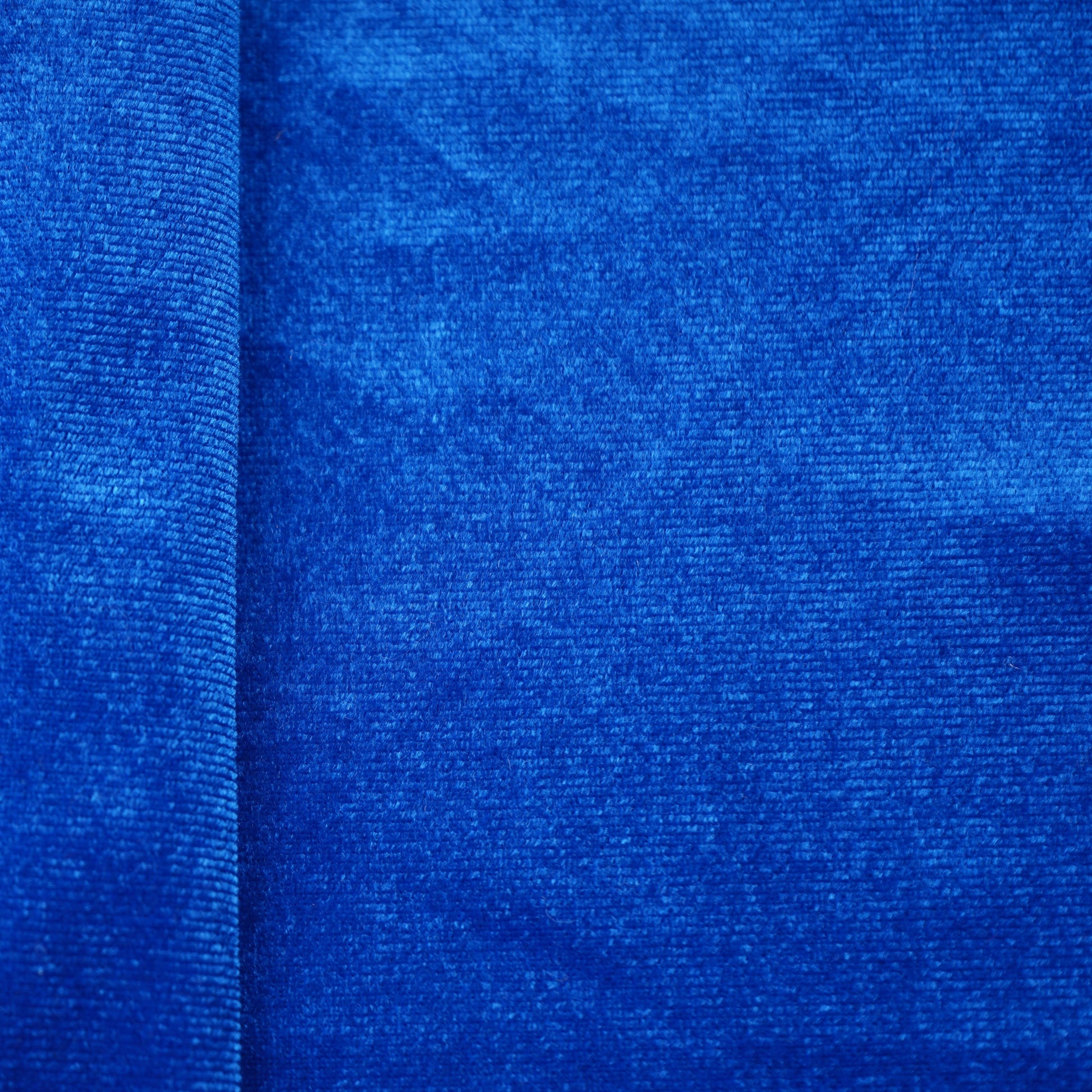 Royal Blue Velvet Silk Fabric 20389