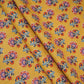 Mustard Yellow Floral Print Cotton Fabric AFI-29561