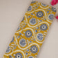 Mustard Floral Print Cotton Fabric AFI-29599