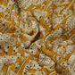 Mustard Kalamkari print Cotton Fabric AFI-29597