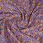 Purple Floral Print Cotton Fabric AFI-29549