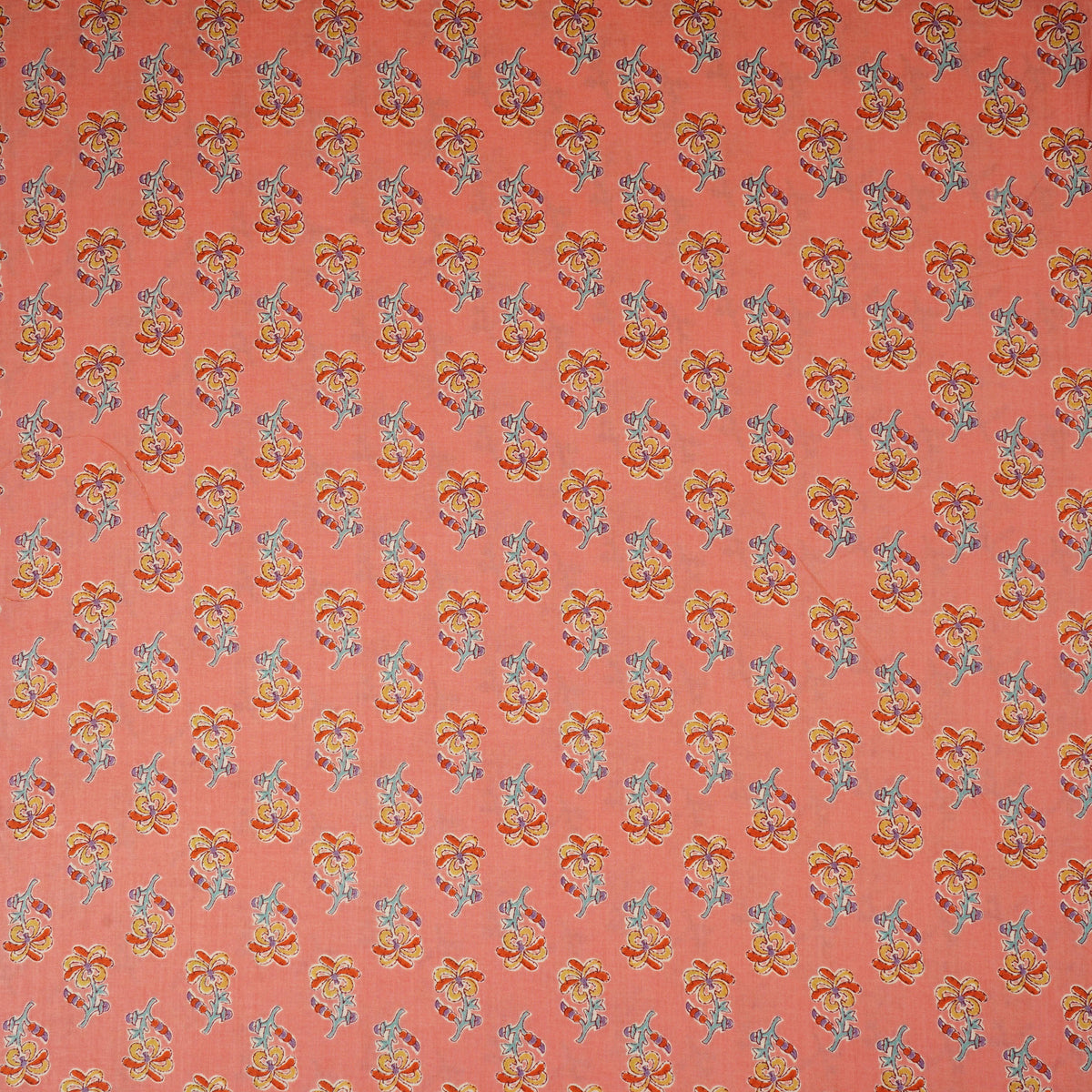 Pista Floral Print Cotton Fabric AFI-29548 - TradeUNO