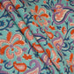 Sea Green Paisley Print Cotton Fabric AFI-29554