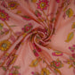 Light Pink Floral Cutdana Embroidery Mul Chanderi Fabric VF-30627