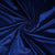 Blue Solid Velvet Silk Fabric 20388