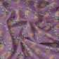 Purple Floral Print Cotton Fabric AFI-29551