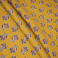 Yellow floral print Cotton Fabric AFI-29560