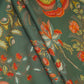 Green Mughal Print Cotton Fabric AFI-29547