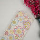 Off White Mandala Floral print 40s Pure Linen Fabric VF-31356