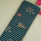 Navy Blue handblock Print Cotton Fabric AFI-29565
