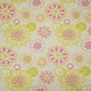 Light Green Mandala Floral print 40s Pure Linen Fabric VF-31362