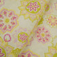 Light Green Mandala Floral print 40s Pure Linen Fabric VF-31362