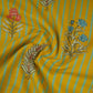 Mustard handblock Print Cotton Fabric AFI-29564