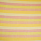 Yellow with Multicolor stripes print 40s Pure Linen Fabric VF-31361