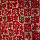 Maroon Foil Batik print embroidery Eri Cotton Silk Fabric MTFG-31055
