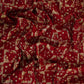 Maroon Foil Batik print embroidery Eri Cotton Silk Fabric MTFG-31055