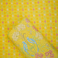 Lemon Yellow Tropical Floral print 40s Pure Linen Fabric VF-31354