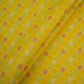 Lemon Yellow floral print 40s Pure Linen Fabric VF-31355