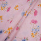 Light Pink floral print 40s Pure Linen Fabric VF-31347