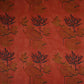 Maroon Floral Print Cotton Fabric AFI-29577