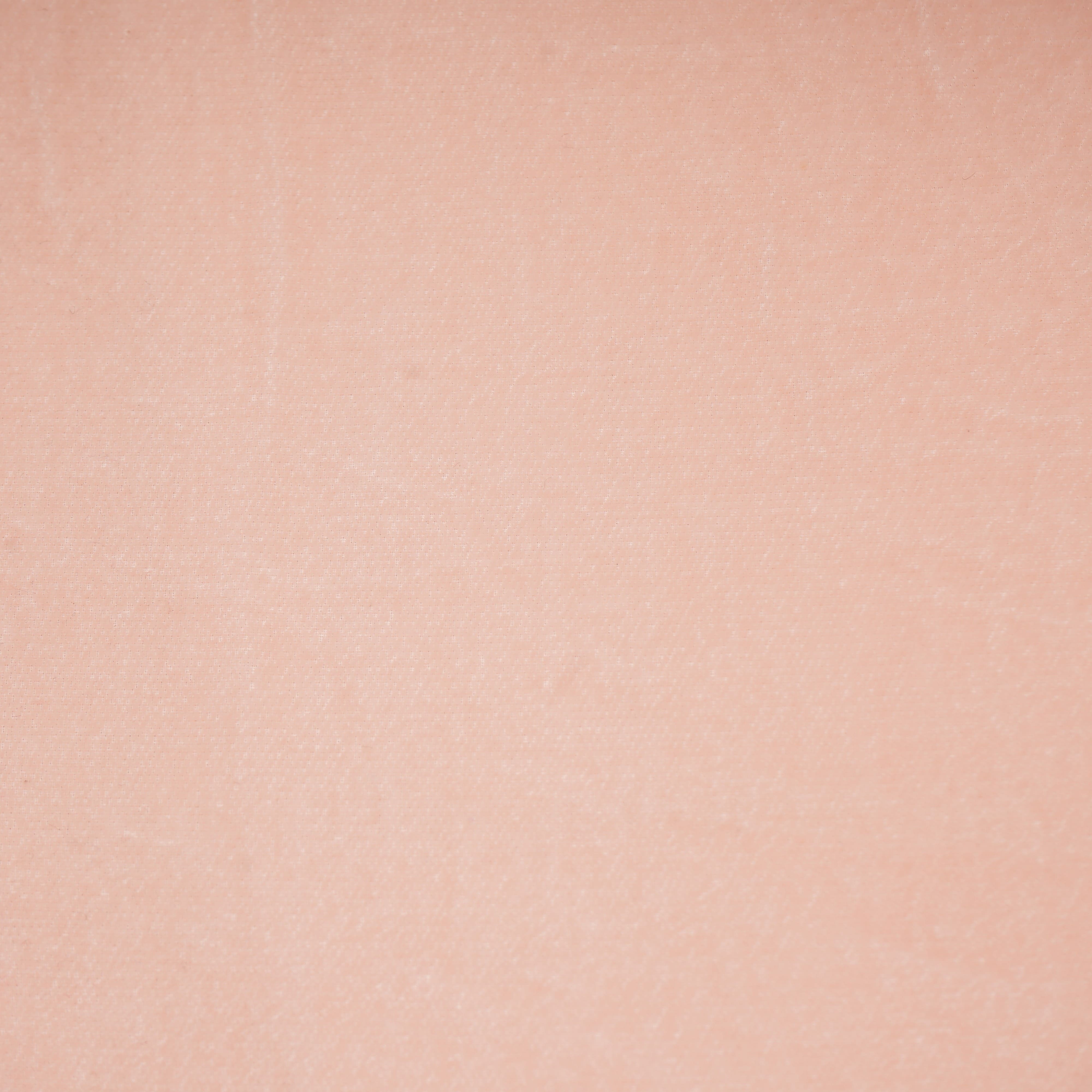 Peach Solid Viscose Velvet Fabric 21233