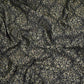 Black Foil floral print Eri Cotton Fabric MTFG-31076