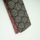 Black Foil floral print Eri Cotton Fabric MTFG-31076