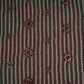 Charcoal Brown Geometrical Stripes Eri Cotton Silk Fabric MTFG-31054